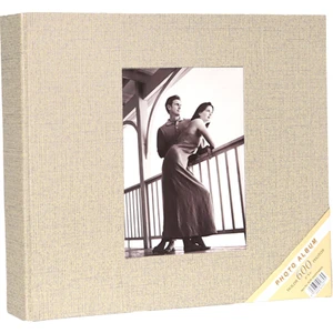 Acr 600'lü 10 x 15 cm Koton Desenli Fotoğraf Albümü "Koton Krem"