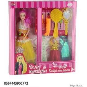 Efe Sweet Girl Modacı Aksesuarlı Bebek
