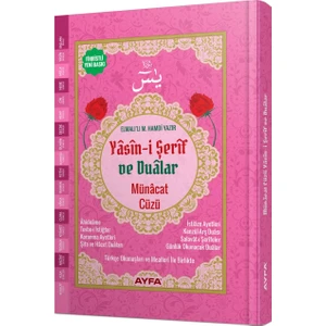 Ciltli Orta Boy Gül Kokulu Münacaat Cüzü