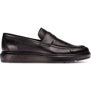Deri Siyah Comfort Loafer Erkek Ayakkabı