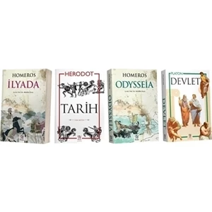 Tarih - Devlet - İlyada - Odysseia - Homeros - 4 Kitap Takım
