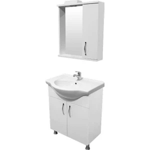 Ece Banyo Ece Domino Smart Banyo Dolabı Seti Beyaz 65 cm