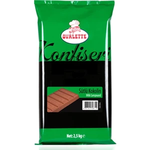 Ovalette Sütlü Konfiseri Kokolin Çikolata (2.5 Kg)