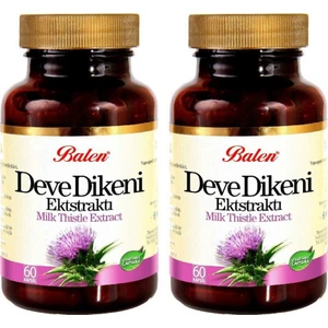 Deve Dikeni (Milk Thistle) Ekstraktı 60 Kapsül x 2 Adet