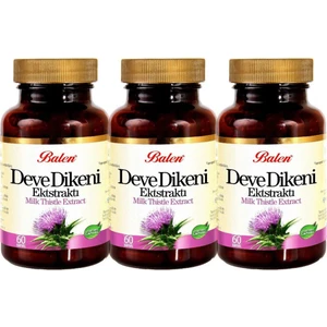 Deve Dikeni Milk Thistle Ekstraktı 60 Kapsül x 3 Adet