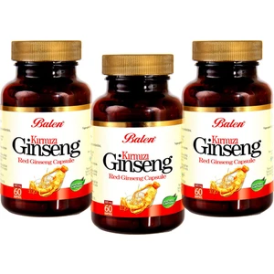 Kırmızı Ginseng 60 Kapsül 375 Mg x 3 Adet