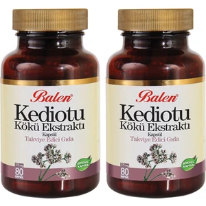 Kediotu Kökü Ekstraktı 80 Kapsül x 2 Adet