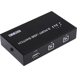 2 port manuel seçmeli usb switch 2 kasa 1 yazıcı