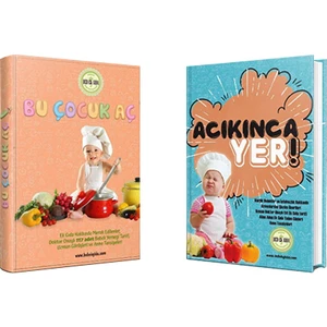 Bebekler İçin Yemek Tarif Kitap Seti (2 Kitap) - Hande Kaşkaş
