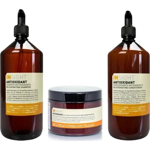 İnsight Antioxidant Şampuan 900 ml + Saç Kremi 900 ml + Maske 500 ml