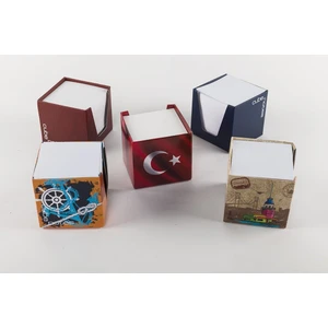 Küp Not 500 Yaprak 6.5 x 6.5 cm Kare 1.hamur Beyaz Kağıt Bloknot
