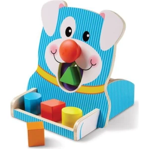 Melissa&Doug Ahşap Döndür ve Besle - Şekiller