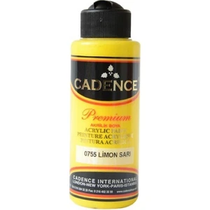 Premium Akrilik Boya 120 ml 0755 Limon Sarısı
