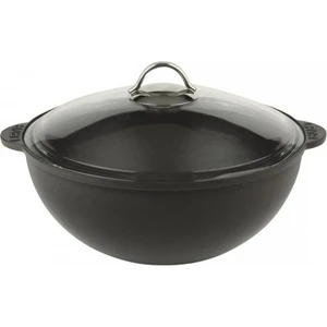 Döküm Kazan / Tencere - Çap(Ø)30 Cm. 6lt. Cam Kapaklı
