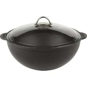 Döküm Kazan / Tencere - Çap(Ø)28 Cm. 4lt. Cam Kapaklı