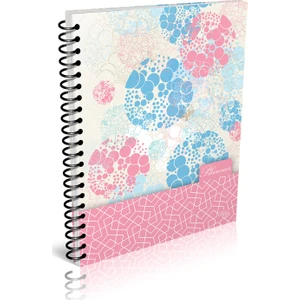 10 x 15 cm 100/4 (Planner) Spiralli Sıvama Sert Kapak Defter