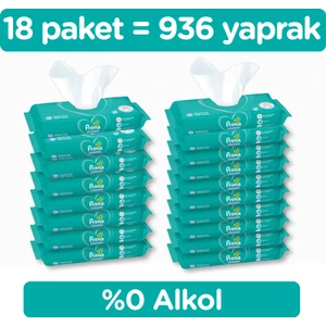 Islak Havlu Temiz ve Ferah 18'li Fırsat Paketi 936 Yaprak