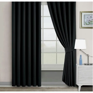 Home Blackout Karartma Güneşlik Perde Pilesiz Siyah