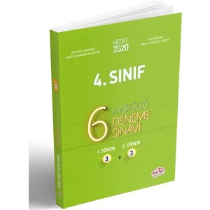 Editör Yayınları 4. Sınıf 6 Fasiküllü Deneme Sınavı 2020