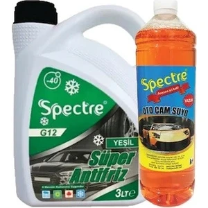 Yeşil Organik Süper -40 Antifriz 3 lt + 1 Lt Cam Suyu