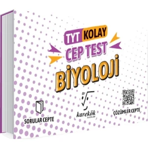 Karekök Yayıncılık TYT Cep Test Biyoloji Kolay