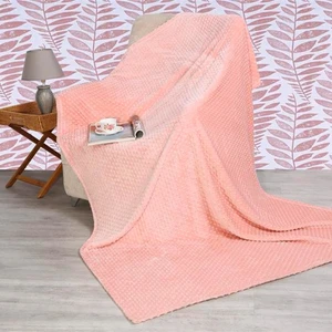 Pearl Tomurcuk Battaniye Pembe Çift Kişilik