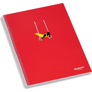 Spiralli Defter A4  72 Yaprak Kareli