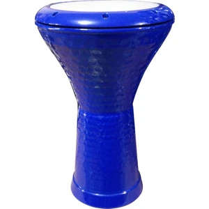 Darbuka 4 Numara Alüminyum (Mavi)