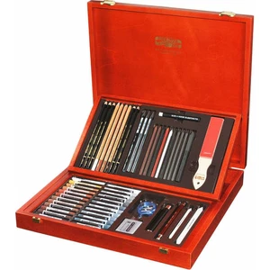 Koh-I Noor 8896-01 Gioconda Artist's Set Büyük Karakalem Eskiz Çizim ve Resim Seti Koleksiyonu 54 Parça