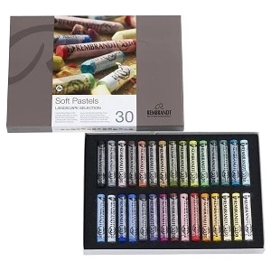 Rembrandt Soft Pastel Boya 30 Renk Tam Boy Manzara