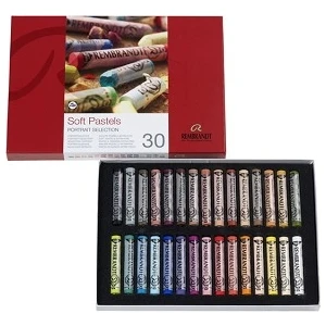 Rembrandt Soft Pastel Boya 30 Renk Tam Boy Portre