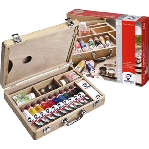 Van Gogh Basic Box Ahşap Çantalı Akrilik Boya Seti