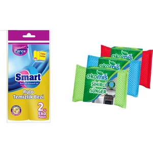 Rulo Bez 2'li Eko Paket Sihirli Süngerli