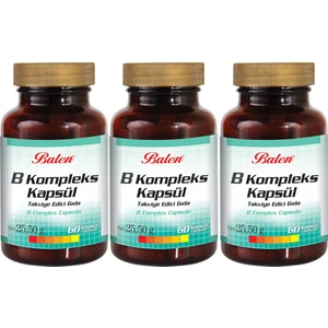 B Kompleks 60 Kapsül x 3 Adet