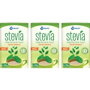 Stevit Stevia & Hindiba Kökü Ekstraktı 100 gr x 3 Adet