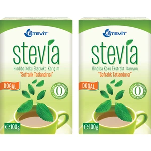 Stevit Stevia & Hindiba Kökü Ekstraktı 100 gr x 2 Adet