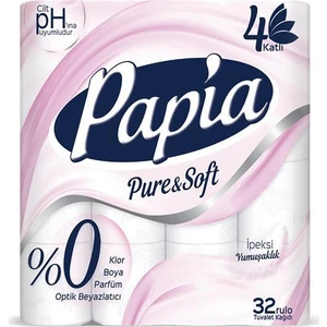 Pure&soft 4 Katlı Tuvalet Kağıdı 32'li
