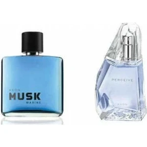 Musk Marine 75 ml Erkek Edt+Avon Perceive 50 ml Kadın Edp