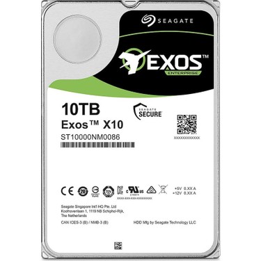 Seagate Exos X10 3.5'' 10TB 7200RPM 256MB Sata Disk Fiyatı