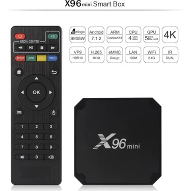 X96 Mini Smart Android TV Box 1GB RAM + 8GB Rom – Thingaly