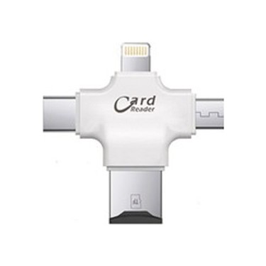 Sincap Lightning Micro USB Type-C Tf 4'lü Kart Okuyucu Fiyatı