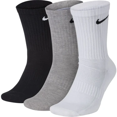 Nike SX7664-901 Everyday Cushioned 3 Lü Çorap