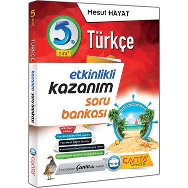Canta Yayinlari 5 Sinif Turkce Etkinlikli Kazanim Soru Kitabi