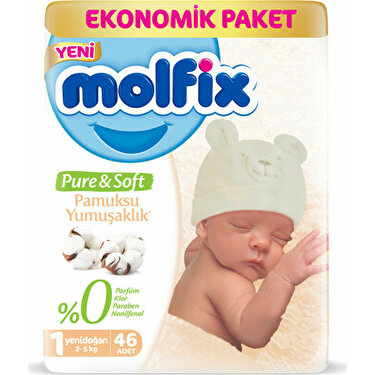 Molfix Pure&Soft Jumbo Bez Yenidoğan