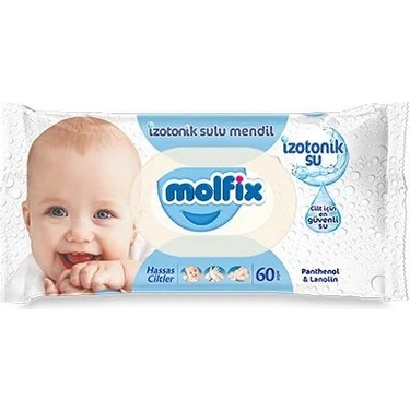 Molfix Izotonik Sulu Mendil Ferah Temizlik 60