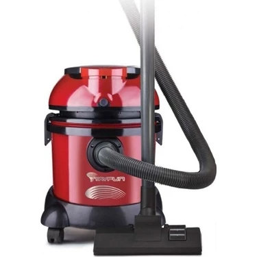 Arnica Tayfun 2400W Kırmızı Islak/Kuru Elektrikli Süpürge, Toz Haznesi Yok, Güçlü Emiş