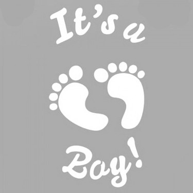 Artikel It S A Boy Stencil Ve Boyama Sablonu 30 X 30 Cm Fiyati