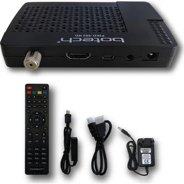 Botech Piko-502 HD Mini Uydu Alıcısı HDMI ve USB Destekli Kullanıcı Dostu OSD Menüsü