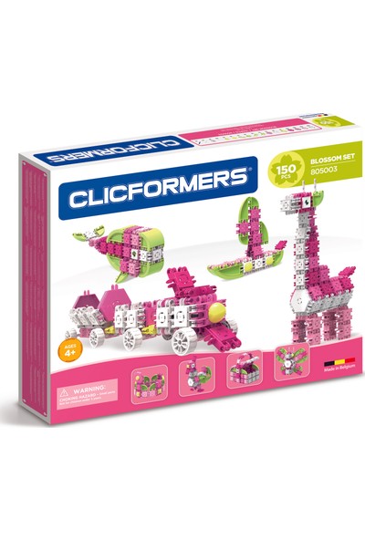 Clicformers - Blossom Set - 150 Parça