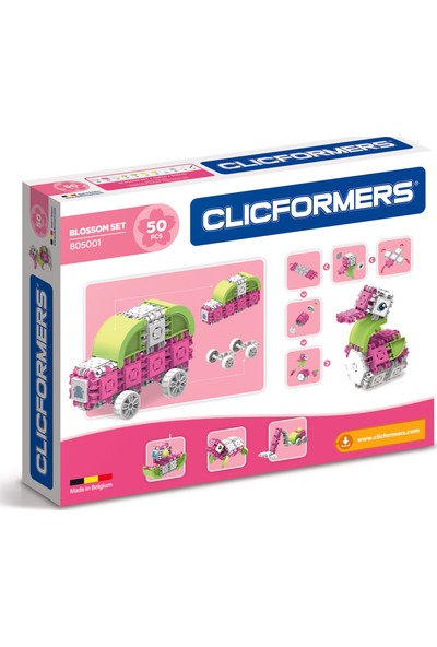 Clicformers - Blossom Set - 50 Parça